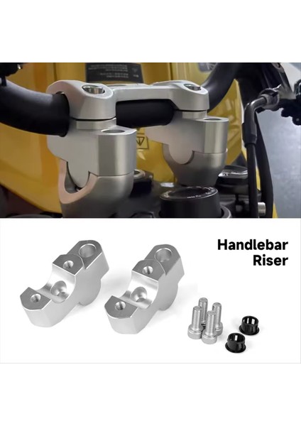 Motosiklet Aksesuarları Gidon Yükselticiler Montaj Kiti Sokak Üçlü 765R Sokak Üçlü 765RS 765 R Rs (Yurt Dışından) fiyatları