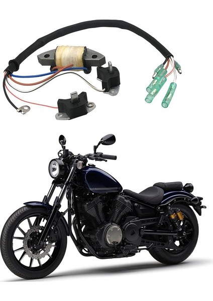 69P-85541-09 Şarj Bobini Tetik Ateşleme Bobini Motosiklet Yamaha 25HP 30HP (Yurt Dışından) fırsatları