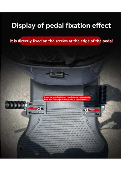 Katlanabilir Metal Motosiklet Ayak Mandalları - Gelişmiş Sürüş Deneyimi Için Rahat Sokak Seyir Pedalları 2 Adet (Yurt Dışından) fırsatları
