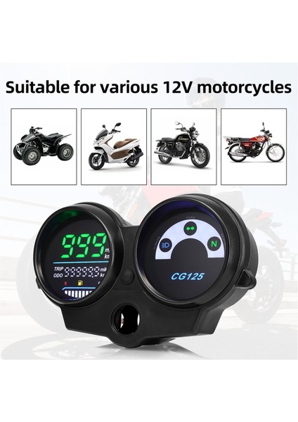 LED Dijital Motosiklet Kilometre Saati CG125 2000 Ila 2008 Fan 125 Titan 125 2013 Pano Brezilya Honda Motosiklet Paneli (Yurt Dışından) fırsatları