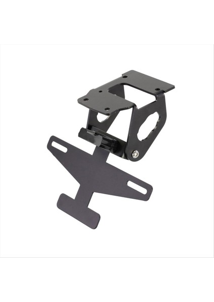 Kawasakı Z900 Z 900 2017-2023 Motosiklet Arka Plaka Çerçevesi Katlanır Montaj Braketi ile LED Işık, Siyah (Yurt Dışından)