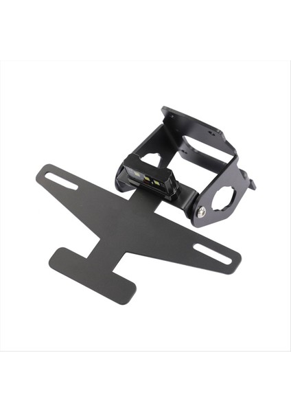 Kawasakı Z900 Z 900 2017-2023 Motosiklet Arka Plaka Çerçevesi Katlanır Montaj Braketi ile LED Işık, Siyah (Yurt Dışından) modelleri