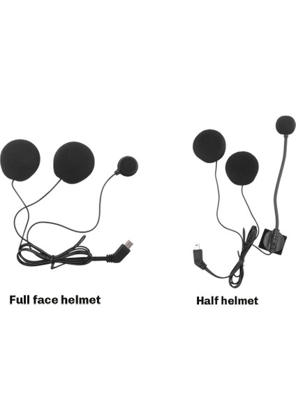 Yarım Kask ve Tam Kask Motosiklet Kask Bluetooth Kulaklık Mikrofon Hoparlör Kulaklık Aksesuarları (Yurt Dışından) fiyatları