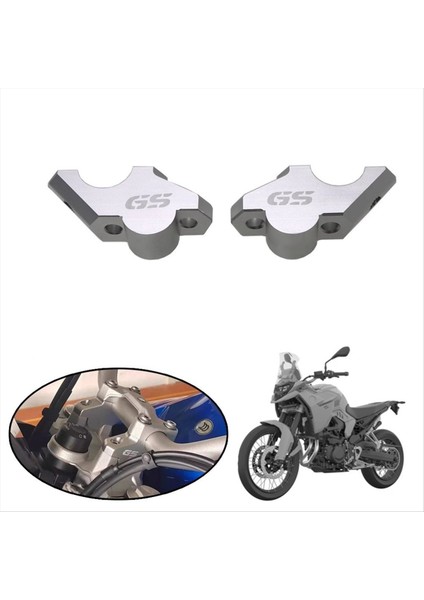 Motosiklet Aksesuarları Gidon Yükseltici Sürükle Gidon Kelepçe Uzatın Adaptörü Bmw F900GS Macera F 900 Gs Adv 2024- (Yurt Dışından) modelleri