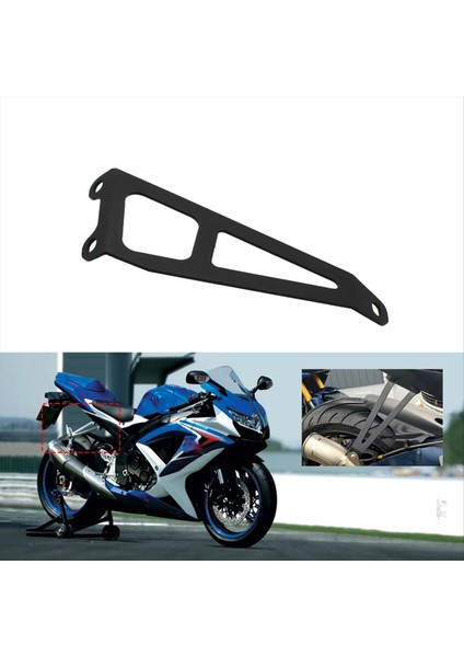 Motosiklet Egzoz Boruları Braketi Susturucu Boru Desteği Guard Tutucu Suzukı GSXR600 GSXR750 2008-2010 (Yurt Dışından) indirimleri