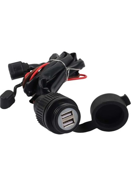 Motosiklet Aksesuarları Çift USB Şarj Çıkış Arayüzü Soket Güç Honda CRF300L CRF300 L Crf 300L 250L Ralli (Yurt Dışından)