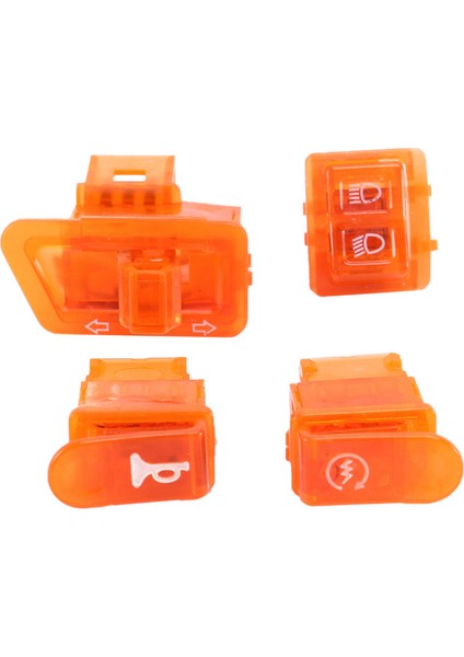 Motosiklet Korna Anahtarı Düğmesi Dönüş Sinyali Anahtarı Düğmesi Başlat Düğmesi Honda Dıo Zx AF27 AF28 AF34 AF35 Turuncu (Yurt Dışından)