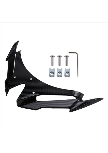 Motosiklet Ön Çamurluk Dekorasyon Burun Gaga Kawasaki NİNJA500 Ninja 500 2024-2025 Downforce Hava Deflektörü, C (Yurt Dışından) fiyatları