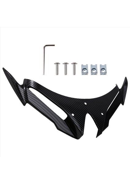 Motosiklet Ön Çamurluk Dekorasyon Burun Gaga Kawasaki NİNJA500 Ninja 500 2024-2025 Downforce Hava Deflektörü, C (Yurt Dışından) modelleri