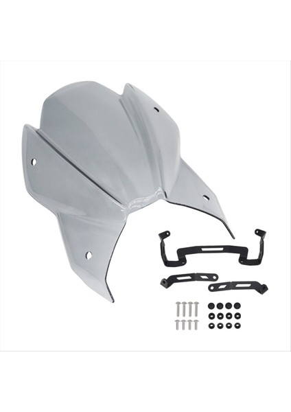 Motosiklet Ön Ekran Rüzgar Kalkanı Cam Aksesuarları Suzuki GSX-S950 GSX-S1000 2021 2022 2023, Dumanlı Gri (Yurt Dışından)