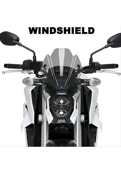 Motosiklet Ön Ekran Rüzgar Kalkanı Cam Aksesuarları Suzuki GSX-S950 GSX-S1000 2021 2022 2023, Dumanlı Gri (Yurt Dışından) modelleri