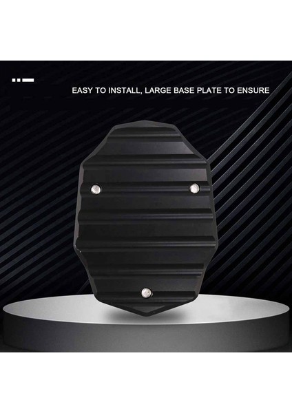 Motosiklet Kickstand Pad Yamaha FJR1300 Fjr 1300 2001-2019 Yan Standı Plaka Uzatma Pad Siyah (Yurt Dışından) fırsatları