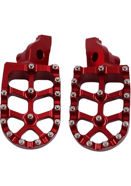 Footpeg Ayak Kazıklar Dayanağı Peda Suzukı RMZ250 Rmz 250 2007-2009 RMZ450 Rmz 450 2005-2007 Motosiklet Footrest Kırmızı (Yurt Dışından)