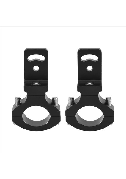 2 Adet Evrensel Gidon 22 25MM 7/8 Inç Motosiklet Far Braketi Spot Tutucu Boru Kelepçesi Cafe Racer Chopper Için (Yurt Dışından)