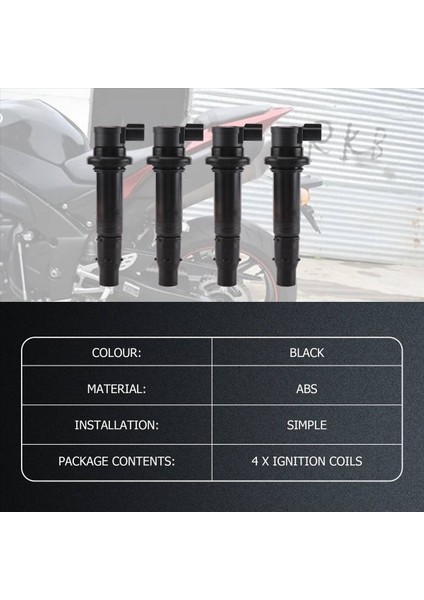 Ateşleme Bobini 5VY-82310-00-00 F6T558 Yamaha Yzf-R6 YZF-R6S Yzf-R1 Fz1 Vmax 1700 Fzs1 Motosiklet Aksesuarları 4 Paket (Yurt Dışından) fırsatları