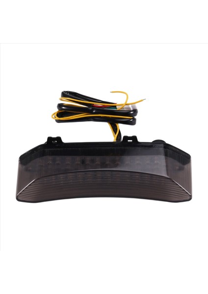 Motosiklet Arka Işık Arka Kuyruk Işık Fren Dönüş Sinyalleri Entegre LED Işık Yamaha Yzf R1 2002 2003 Dumanlı Siyah (Yurt Dışından)