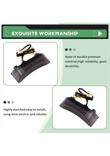 Motosiklet Arka Işık Arka Kuyruk Işık Fren Dönüş Sinyalleri Entegre LED Işık Yamaha Yzf R1 2002 2003 Dumanlı Siyah (Yurt Dışından) indirimleri