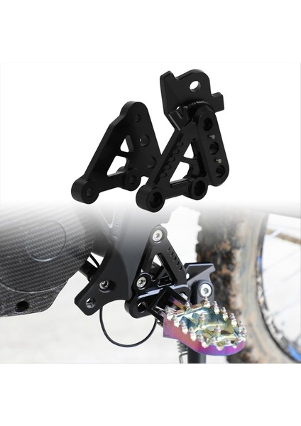 Motosiklet Ayak Pedalı Braketi Talaria Mx3 Mx4 Footpeg Parantez Elektrikli Kir Bisiklet Aksesuarları 1 Çift (Yurt Dışından) modelleri