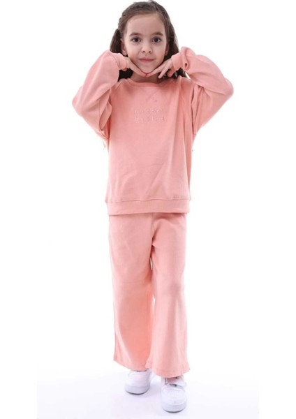 Kyex Kız Çocuk Alt Üst Kaşkorse Pamuklu Eşofman Takımı