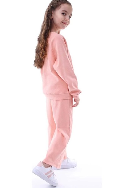 Kyex Kız Çocuk Alt Üst Kaşkorse Pamuklu Eşofman Takımı fiyatları