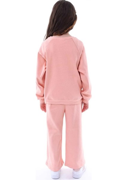 Kyex Kız Çocuk Alt Üst Kaşkorse Pamuklu Eşofman Takımı indirimleri