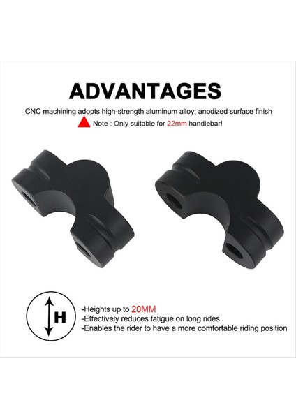 Kawasakı Z900 Z900RS 2020-2023 Motosiklet Gidon Yükseltilmiş 22MM Gidon Yükseltici Montaj Uzatın Kelepçe Adaptörü (Yurt Dışından) indirimleri