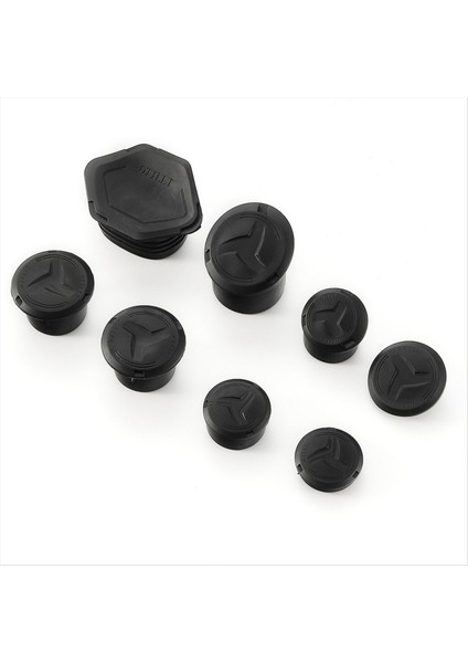 Bmw Için R1300GS 2023 + R1300GS Macera 2024 + Motosiklet Çerçeve Delik Kapatma Kapakları Fiş Dekoratif Çerçeve Kapağı Seti (Yurt Dışından)