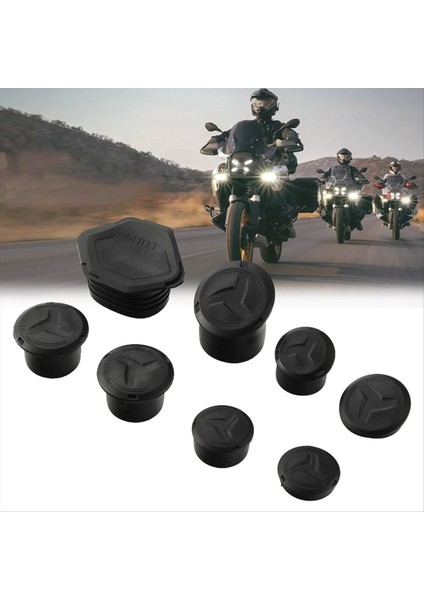 Bmw Için R1300GS 2023 + R1300GS Macera 2024 + Motosiklet Çerçeve Delik Kapatma Kapakları Fiş Dekoratif Çerçeve Kapağı Seti (Yurt Dışından) modelleri