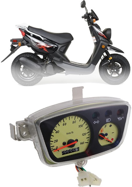 Yamaha BWS100 4VP Motosiklet Scooter Gösterge Montajı Motosiklet Gösterge Hız Ölçer 140KM (Yurt Dışından) fiyatları