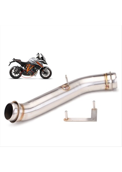 Ktm Duke 1290 2014-2016 Için Motosiklet Egzoz Susturucu Orta Bölüm Egzoz Borusu Modifiye Kaçış Borusu (Yurt Dışından) indirimleri