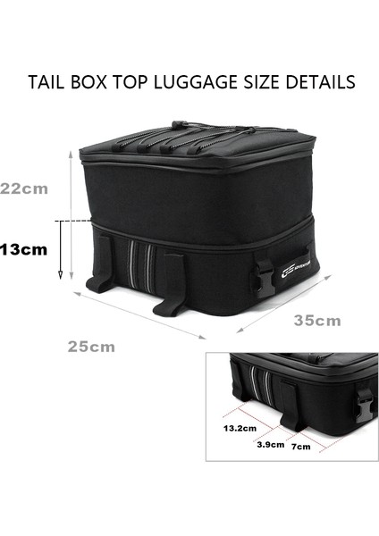 Motosiklet Arka Koltuk Bagaj Çantası Kuyruk Kutusu Üst Çanta Bmw R1200GS R1250GS Aksesuarları (Yurt Dışından) modelleri