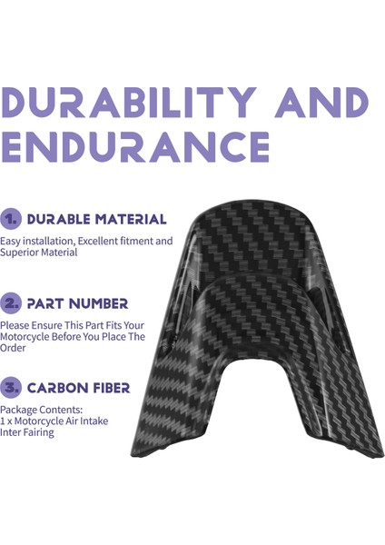 Ducati Streetfighter V4 V4S 2020-2023 Motosiklet Ön Far Orta Hava Girişi Iç Kaplaması (Yurt Dışından) fırsatları