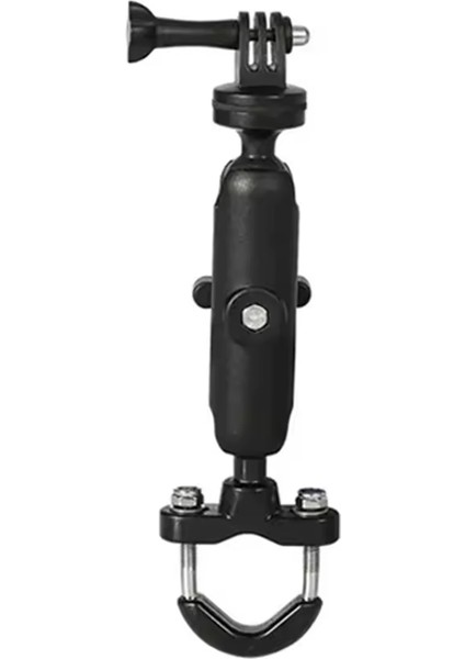 Gopro Hero8/7/6/5/4+ Osmo Aksiyon Kameraları Için 360° Dönebilen Motosiklet Gidonuna Monte Edilebilen Alüminyum Tutucu Bisiklet Braketi (Yurt Dışından)