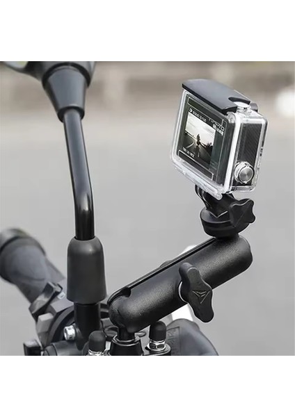 Gopro Hero8/7/6/5/4+ Osmo Aksiyon Kameraları Için 360° Dönebilen Motosiklet Gidonuna Monte Edilebilen Alüminyum Tutucu Bisiklet Braketi (Yurt Dışından) fırsatları