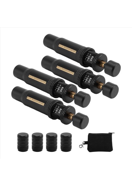 Ayarlanabilir Otomatik Durdurma Lastik Deflatör Vana Kiti (10-30 Psı) 4 Adet Vidalı Lastik Hava Indirme Aracı Araçlar Için Motosiklet (Yurt Dışından) modelleri