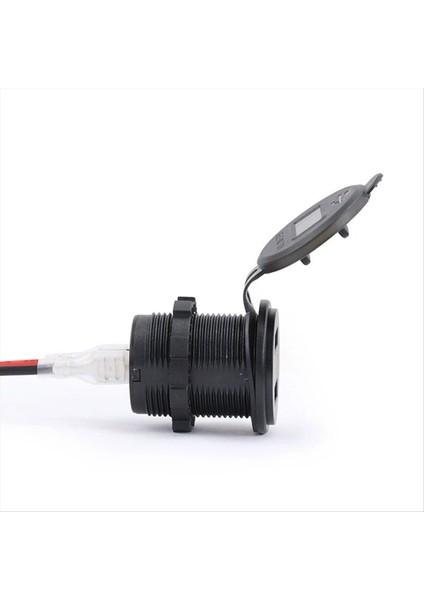 Motosiklet USB Şarj Aleti Voltaj Göstergesi ile USB + Tip-C Bağlantı Noktası Soketi Kawasaki Ninja 400 650 Için Versys 650 Aksesuarları (Yurt Dışından) fırsatları