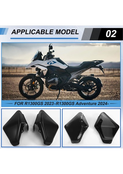 Motosiklet Yan Bmw Için Rüzgarlık R1300GS R 1300 Gs Macera R1300 Gsa Yan Deflector Rüzgar Siyah (Yurt Dışından) indirimleri