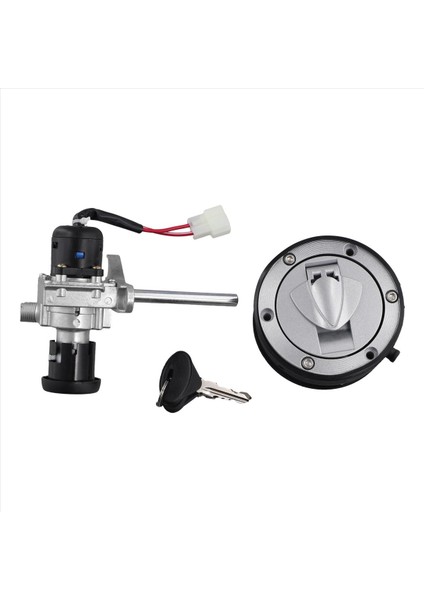 Motosiklet Kontak Anahtarı Kilit Seti Yakıt Deposu Kapağı Benelli Silverblade Gümüş Bıçak 250CC BJ250T - 8 Keeway Scooter (Yurt Dışından)