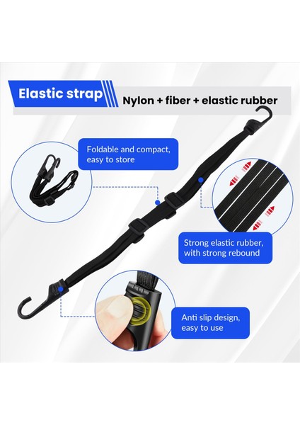 Motosiklet Bagaj Halat Spor Tankı Net Kask Çantası Çeşitli Eşyalar Kapak Ağ Kuyruk Çerçeve Kask Askısı 2 Kanca (Yurt Dışından) indirimleri