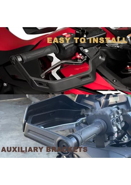 Motosiklet Handguard Gidon Braketi Cam Koruyucu Honda CRF1100L Afrika E N E N E N E N E N E N E N E N E N E Macera Spor Xadv 750 (Yurt Dışından) modelleri