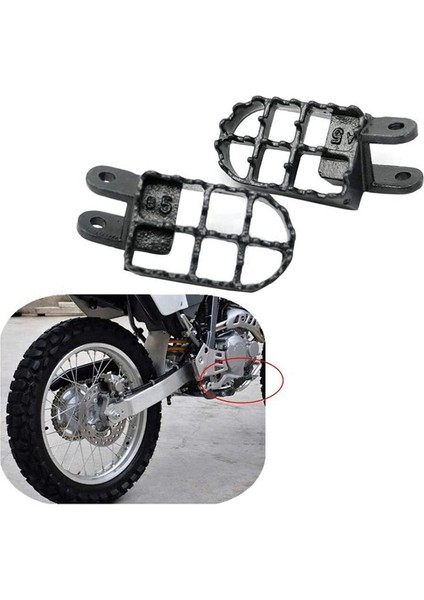 Ön Tabure Ayak Plakası Motosiklet Footrest Honda XR250 CR80 XR650L 96-05 XR350R 83-84 (Yurt Dışından) fırsatları