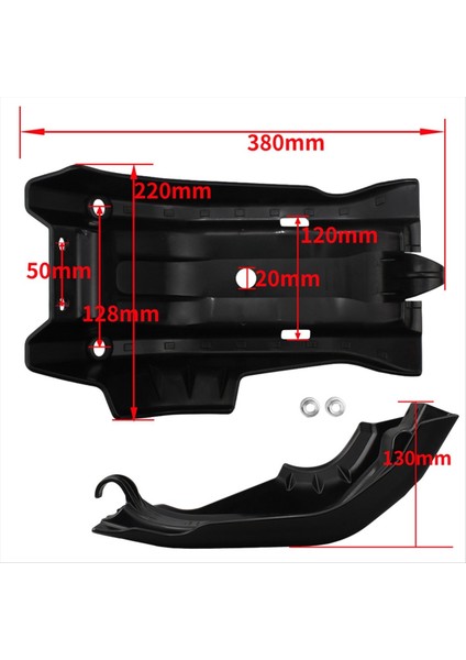 Motokros Motosiklet Motoru Şasi Koruma Şasi Kapağı Gövde Altı Koruma Ktm Husqvarna Için Exc-F Fe 350 250 Yüksek Kalite (Yurt Dışından) fırsatları