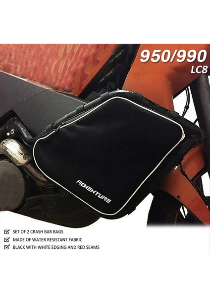 Motosiklet Tampon Çanta Su Geçirmez Saklama Torbaları Tamir Alet Çantası Ktm 950/990 Macera Lc8 Koruma Çubuğu Çanta (Yurt Dışından) indirimleri
