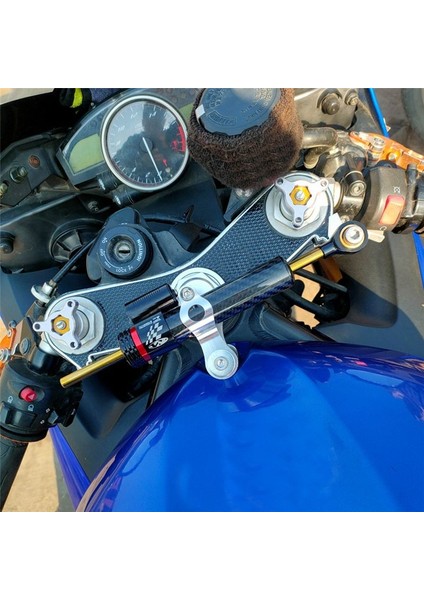Motosiklet Direksiyon Sabitleyici Damperi Montaj Desteği Braketi Seti Yamaha Yzf R1 2002-2017 Yzf R6 2006-2020, Gümüş (Yurt Dışından) modelleri