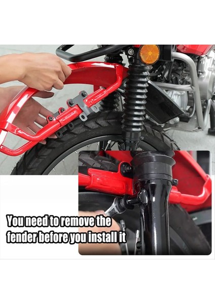 Ön Çamurluk Adaptörü Kaldırma Kitleri Için Motosiklet Aksesuarları Parçaları Honda CT125 Avcısı Yavru Trail 125 2020 2021 2022 (Yurt Dışından) fiyatları