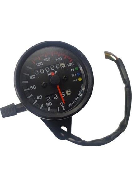 Yeni Motosiklet Dashboard Güçlendirme Küçük Göstergeleri Göstergeleri LED Iki Renkli Ruh Işık Retro Kilometre Sayacı Maymun Göstergeleri (Yurt Dışından)