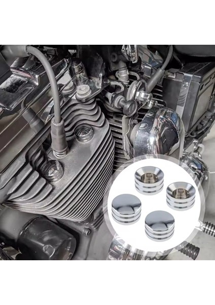 4 Adet Motosiklet Bujileri Motor Vidası Topper Kapak Fit Sportster Için XL883 XL1200 Kam Büyük E N E N E N E N E N E N E N E N E N E 15MM Kafa Cıvata Kapakları (Yurt Dışından) fırsatları