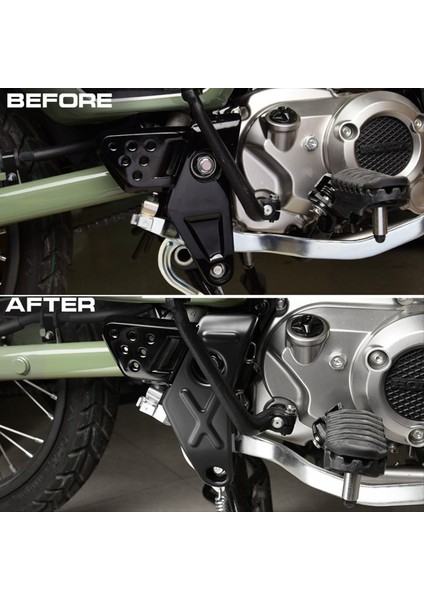 Motosiklet Krom Çerçeve Yan Kapakları Koruma Topuk Plaka Honda Avcısı Yavru CT125 2020-2023 JA55 JA65 (Yurt Dışından) fırsatları