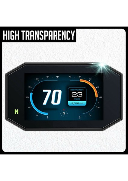 Motosiklet Ekranı Koruyucu Sticker Enstrüman Ekran Filmi Pano Koruma Moto Guzzı Stelvıo V100 2024 2025 (Yurt Dışından) fırsatları