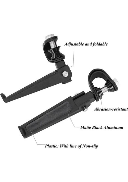 Motosiklet Footrest Katlanır Tampon Ayakliklari Footpeg Braketi Harley-Davidson Honda Suzuki B (Yurt Dışından) modelleri